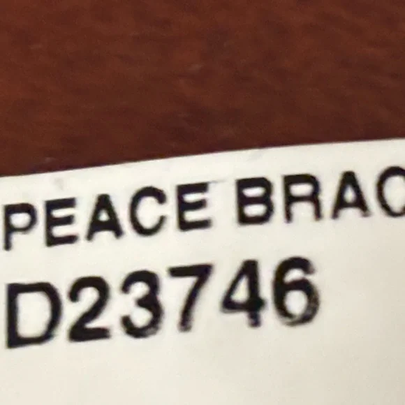 Brighton Silver Charm Bracelet with Heart and Peace Charms - Picture 4 of 13